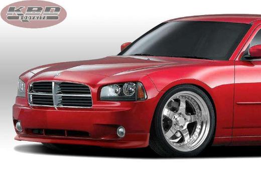 KBD Premier Style Urethane Front Bumper Lip 06-10 Dodge Charger - Click Image to Close